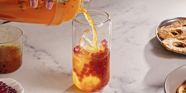 Sweet Passion: Passion fruit and Raspberry Bubble Tea Recipe